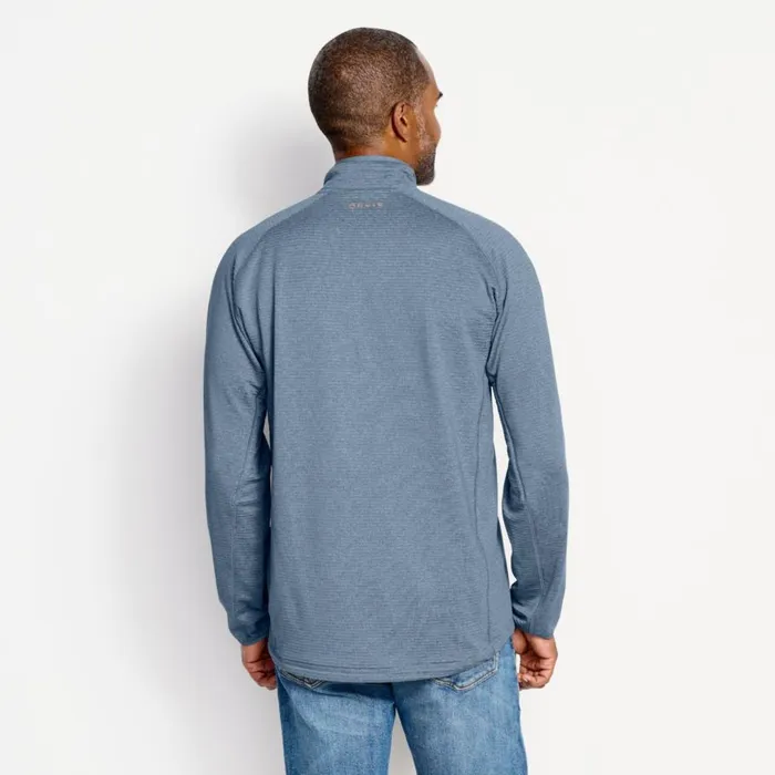 Men Horseshoe Hills QuarterZip Fleece Pullover Bluestone Orvis Fleece