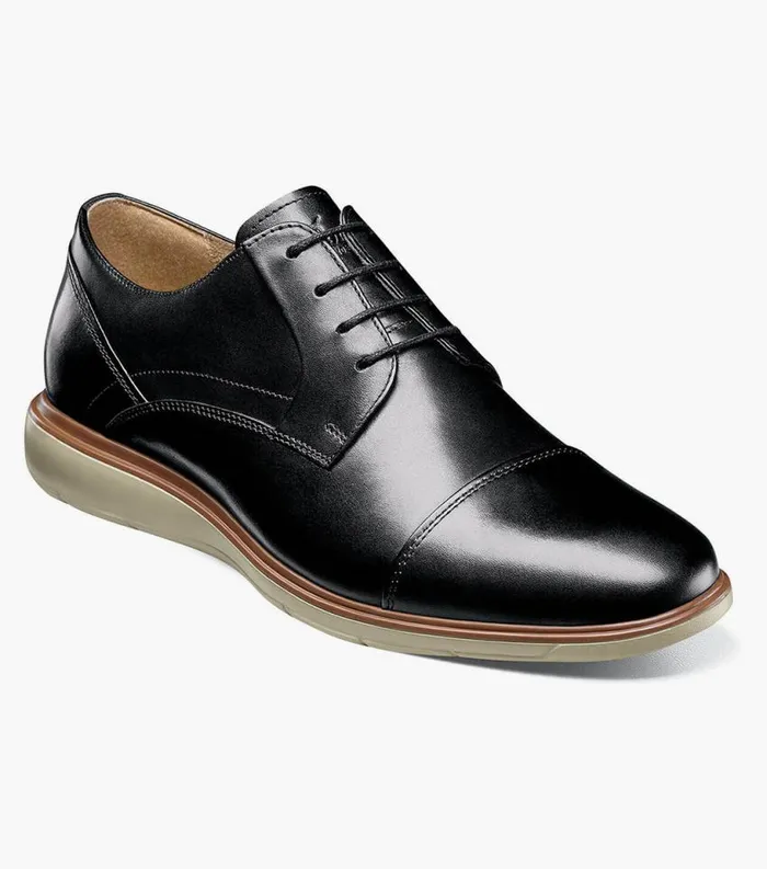 Men Ignight FACTORY SECOND Black Florsheim Dress Shoes
