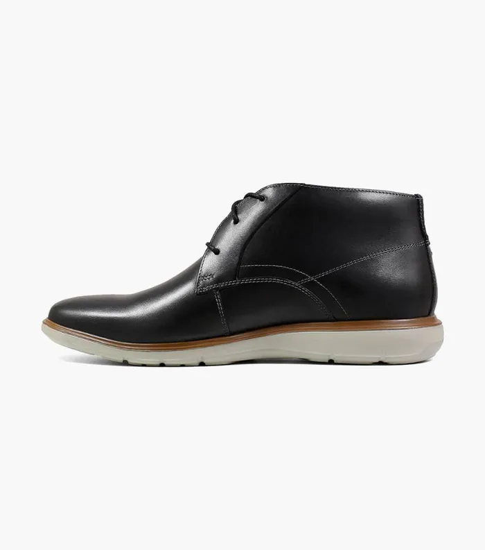 Men Ignight Plain Toe Chukka Boot Black Florsheim Casual Shoes