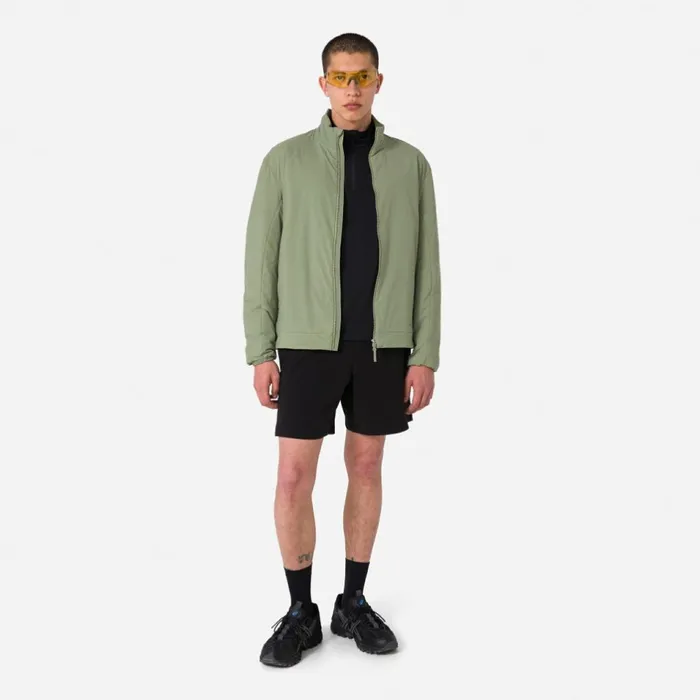 Men Insulated Jacket Blackgreyolive Greenmushroom Greywrought Iron Mercury Rapha Jackets and Vests