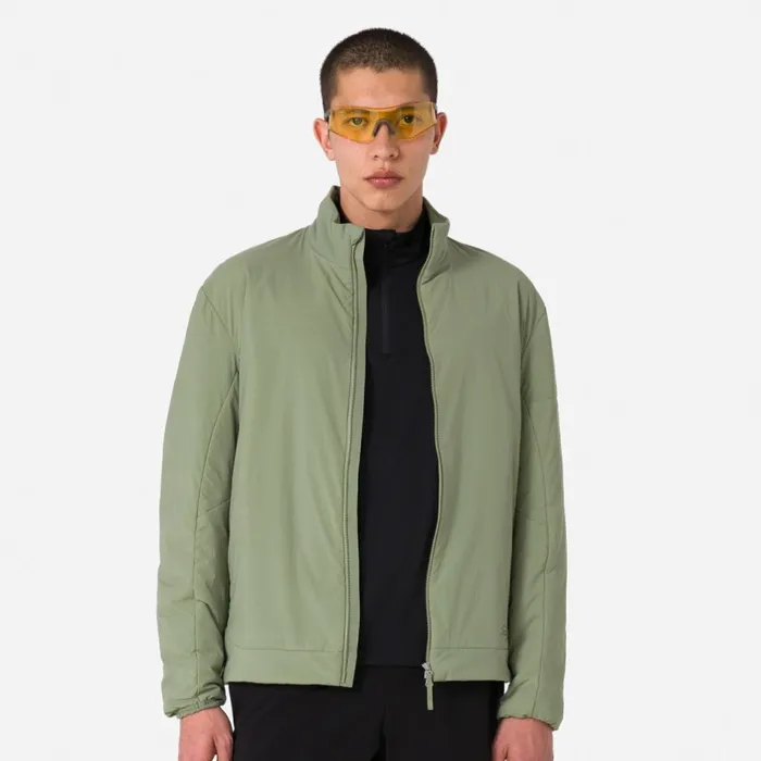 Men Insulated Jacket Blackgreyolive Greenmushroom Greywrought Iron Mercury Rapha Jackets and Vests