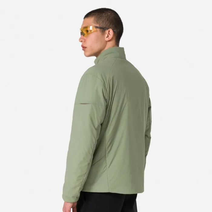 Men Insulated Jacket Blackgreyolive Greenmushroom Greywrought Iron Mercury Rapha Jackets and Vests