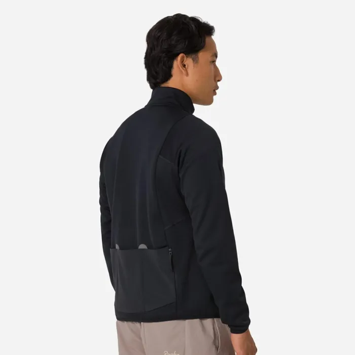 Men Insulated Long Sleeve Jersey Blackblackfaded Goldbrown Tint Rapha Archive
