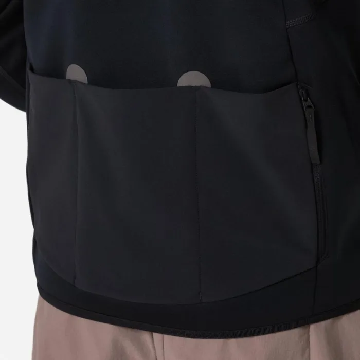 Men Insulated Long Sleeve Jersey Blackblackfaded Goldbrown Tint Rapha Archive