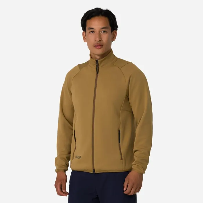 Men Insulated Long Sleeve Jersey Blackblackfaded Goldbrown Tint Rapha Archive
