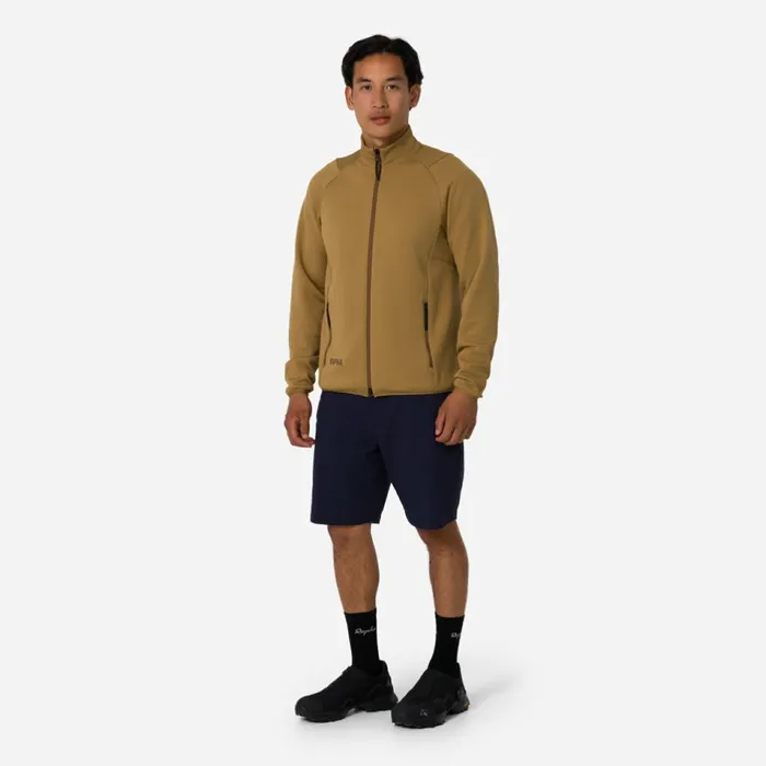 Men Insulated Long Sleeve Jersey Blackblackfaded Goldbrown Tint Rapha Archive
