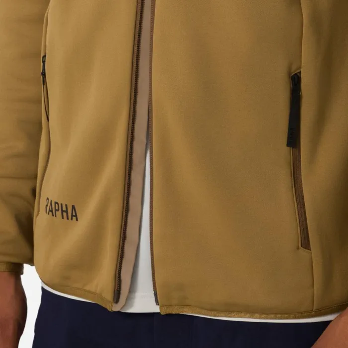 Men Insulated Long Sleeve Jersey Blackblackfaded Goldbrown Tint Rapha Archive