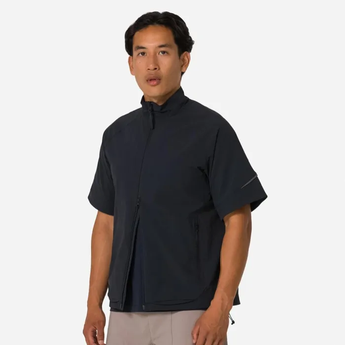 Men Insulated Short Sleeve Jersey Blackblackbrownbrown Tint Rapha Archive
