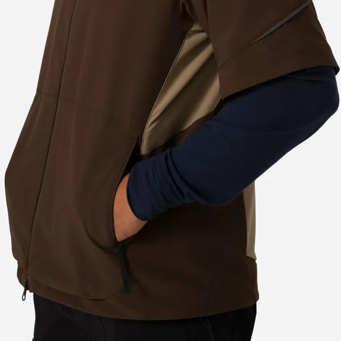 Men Insulated Short Sleeve Jersey Blackblackbrownbrown Tint Rapha Archive