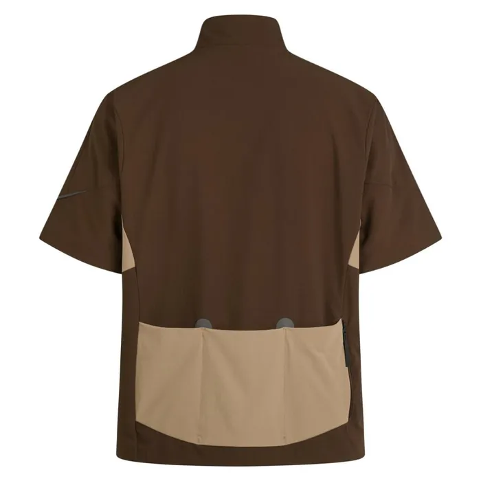 Men Insulated Short Sleeve Jersey Blackblackbrownbrown Tint Rapha Archive