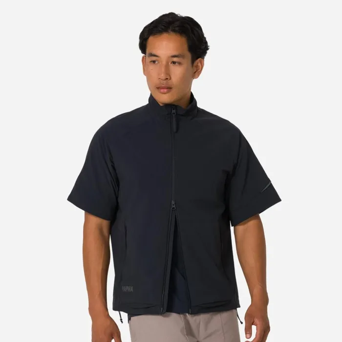 Men Insulated Short Sleeve Jersey Blackblackbrownbrown Tint Rapha Archive