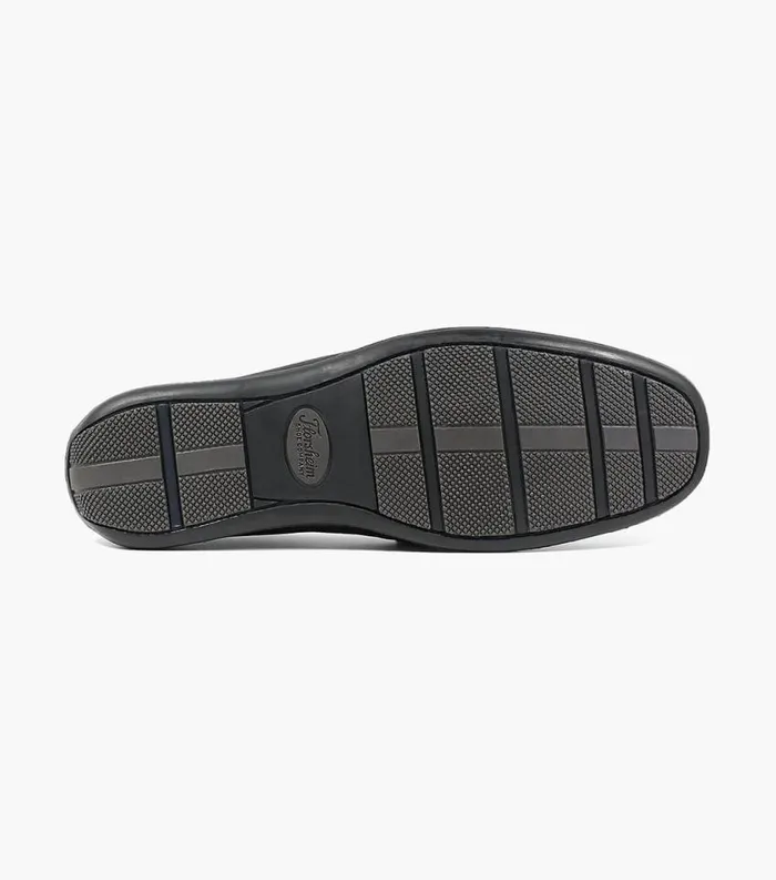 Men Intrepid Moc Toe Penny Driver Black Multi Florsheim Casual Shoes