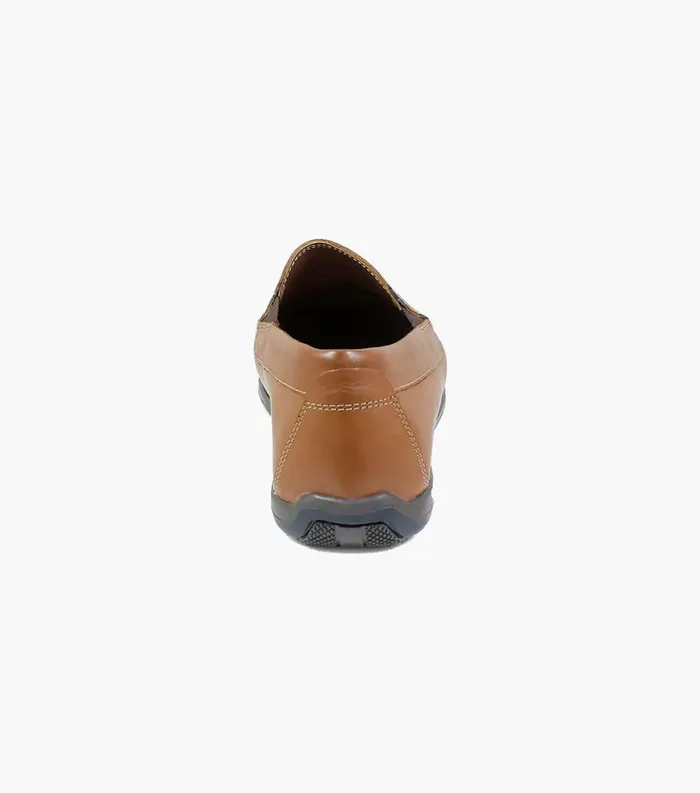 Men Intrepid Moc Toe Venetian Driver Cognac Florsheim Casual Shoes