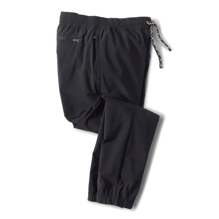 Men Jackson QuickDry Rapid Joggers Black Orvis Pants