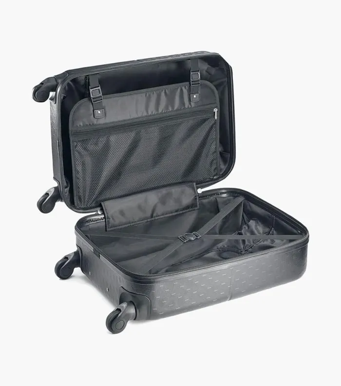 Men Jet Setter Carry On 8211 Black HardShell Wheeled Luggage Misc Florsheim Bags