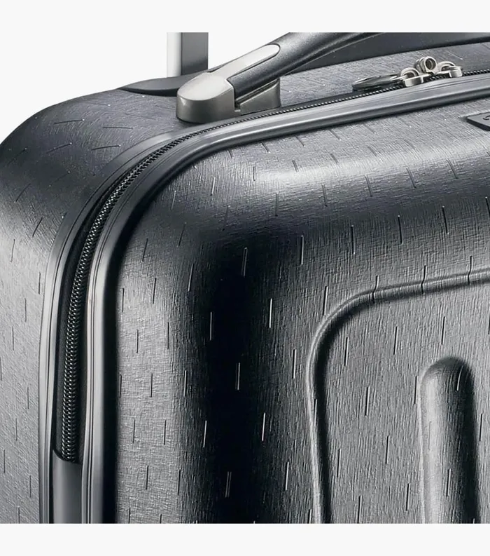 Men Jet Setter Carry On 8211 Black HardShell Wheeled Luggage Misc Florsheim Bags