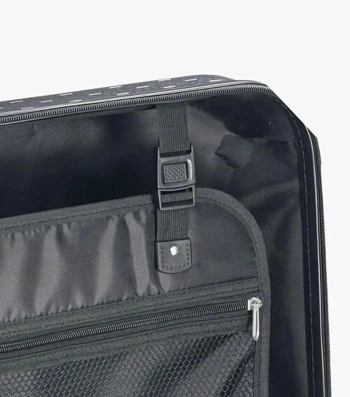 Men Jet Setter Carry On 8211 Black HardShell Wheeled Luggage Misc Florsheim Bags
