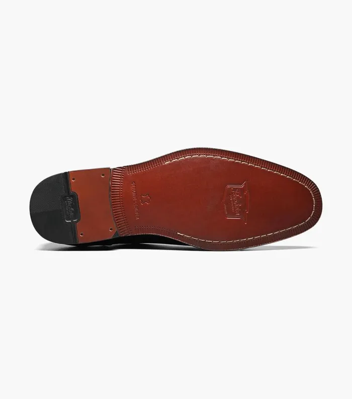 Men Jetson Plain Toe Oxford Black Florsheim Dress Shoes