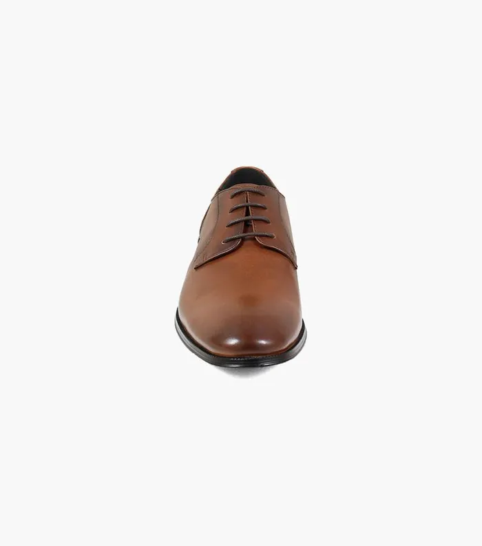 Men Jetson Plain Toe Oxford Cognac Florsheim Dress Shoes