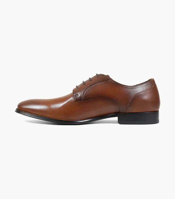 Men Jetson Plain Toe Oxford Cognac Florsheim Dress Shoes