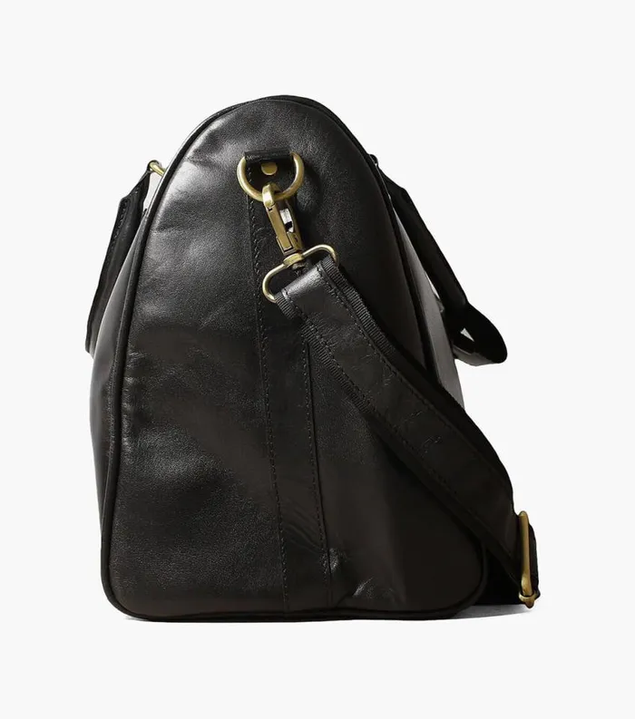 Men Kendall Leather Gym Bag Black Florsheim Bags