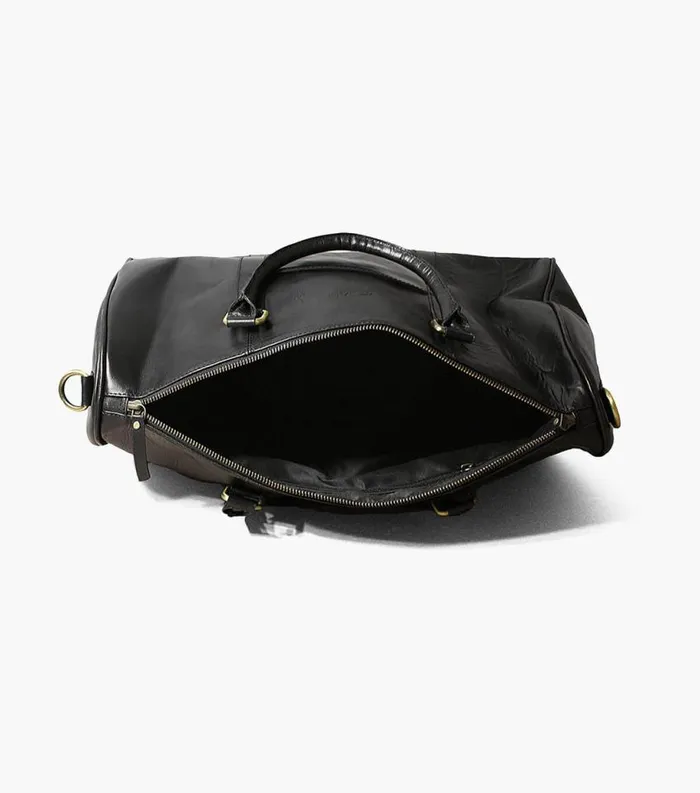 Men Kendall Leather Gym Bag Black Florsheim Bags