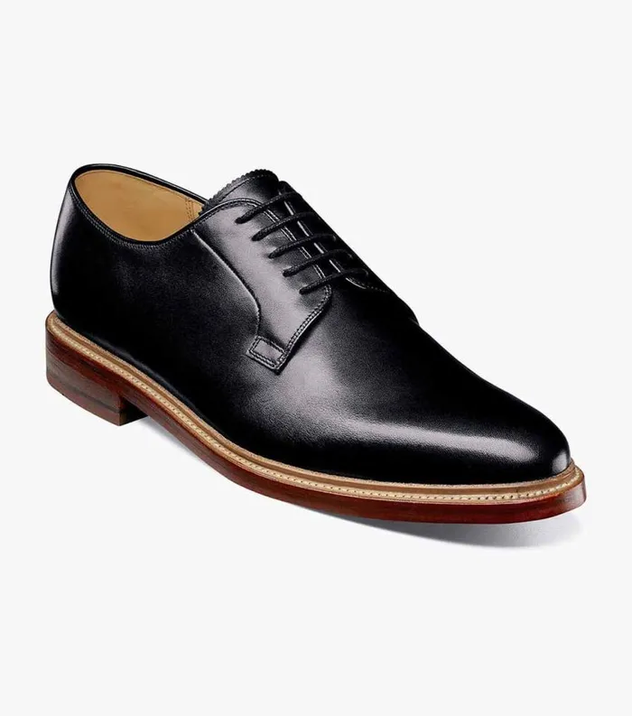 Men Kenmoor II Plain Toe Oxford Black Florsheim Dress Shoes