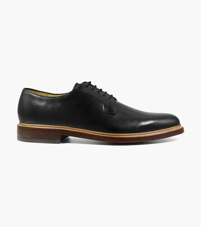 Men Kenmoor II Plain Toe Oxford Black Florsheim Dress Shoes