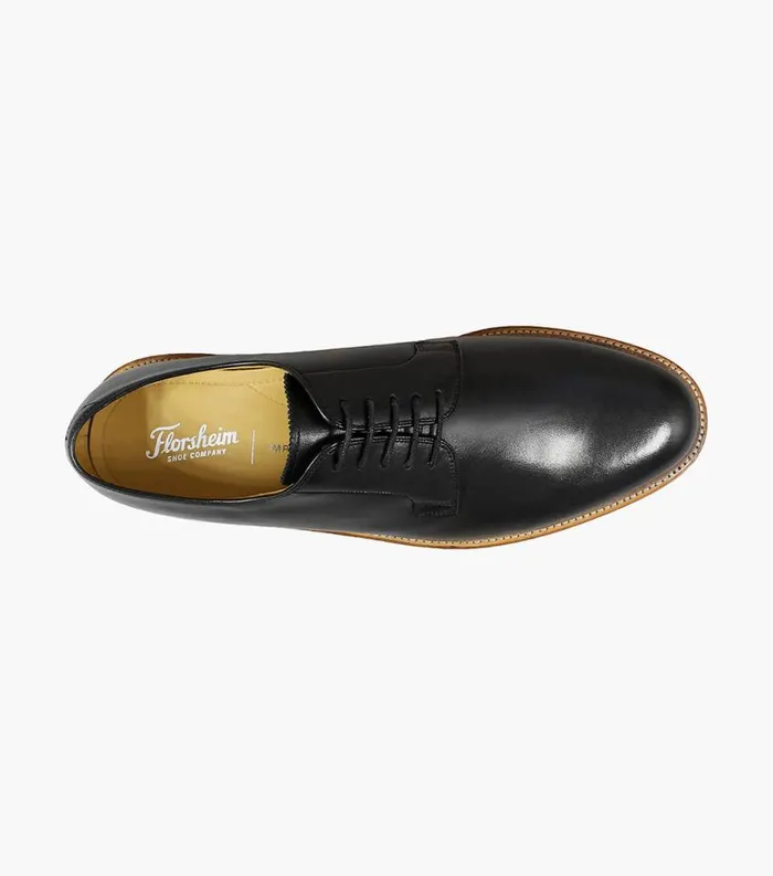 Men Kenmoor II Plain Toe Oxford Black Florsheim Dress Shoes