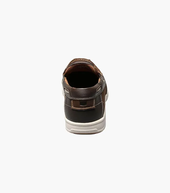 Men Lakeside Moc Toe Slip On Brown Florsheim Casual Shoes