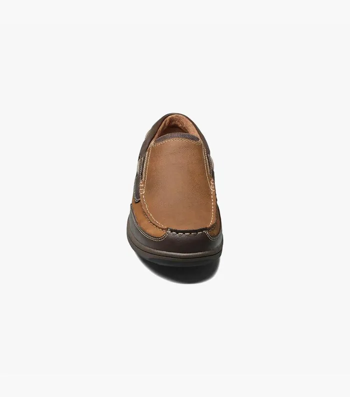 Men Lakeside Moc Toe Slip On Stone Florsheim Casual Shoes