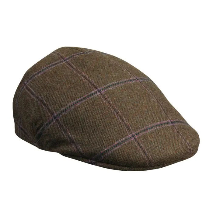 Men Laksen Tweed Flat Cap Pipa Orvis Hats