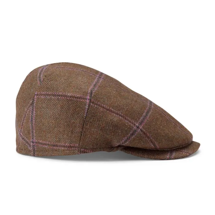 Men Laksen Tweed Flat Cap Pipa Orvis Hats