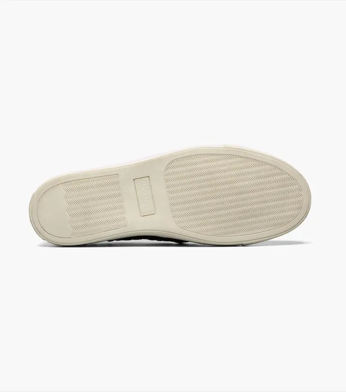 Men Lattice Plain Toe Slip On Black Florsheim Casual Shoes