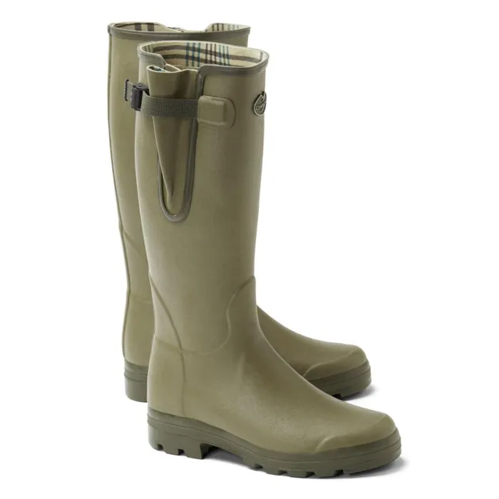 Men Le Chameau Vierzon Jersey Boots Olive Orvis Boots