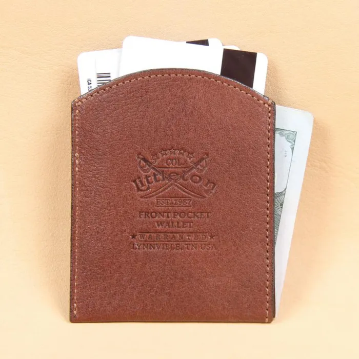 Men Leather Front Pocket Wallet Orvis Wallets