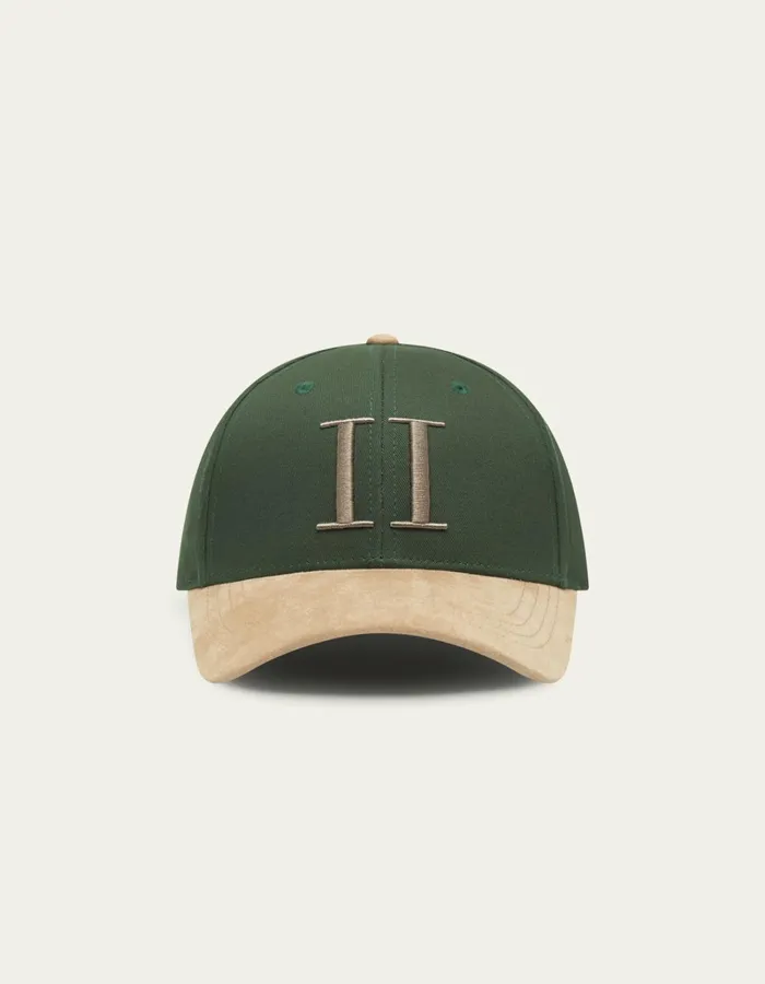 Men Les Deux CapsHats Baseball Cap Contrast Suede II 8211 Dark Chive GreenWarm Sand Men Les Deux CapsHats Baseball Cap Contrast Suede II 8211 Dark Chive GreenWarm Sand