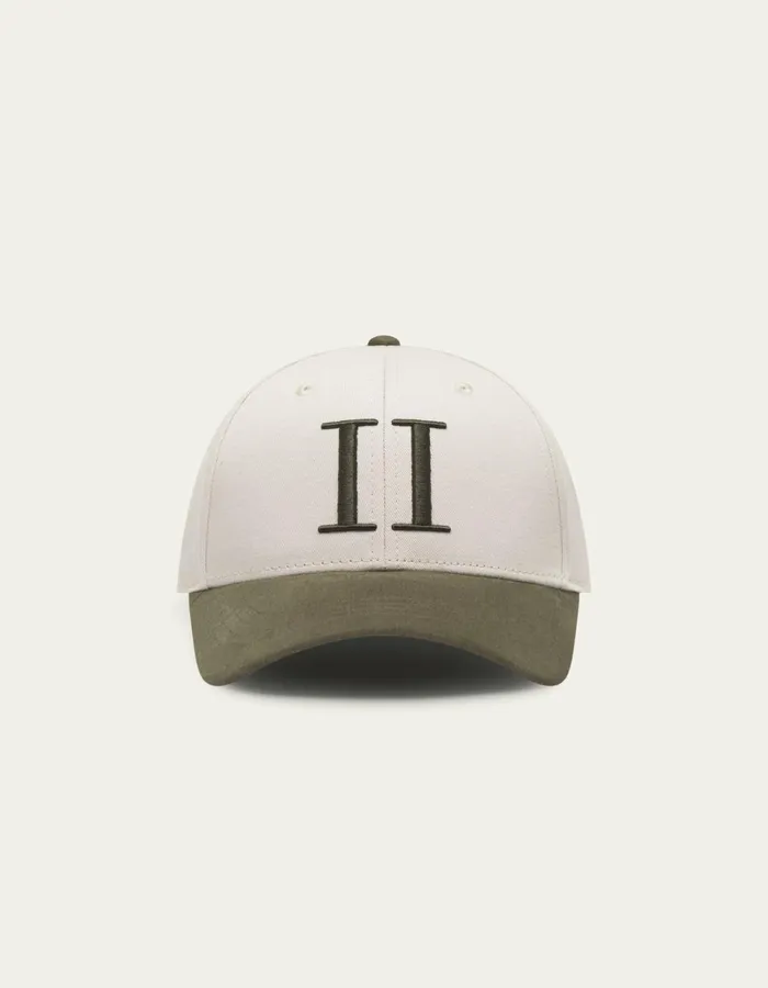 Men Les Deux CapsHats Baseball Cap Contrast Suede II 8211 Light Desert SandForest Green Men Les Deux CapsHats Baseball Cap Contrast Suede II 8211 Light Desert SandForest Green