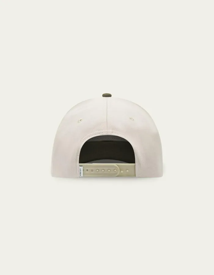 Men Les Deux CapsHats Baseball Cap Contrast Suede II 8211 Light Desert SandForest Green