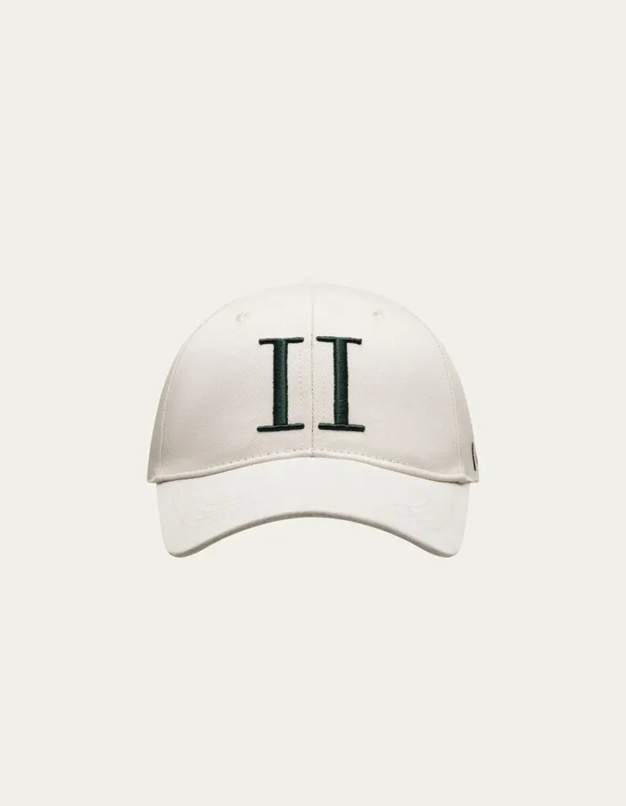 Men Les Deux CapsHats Baseball Cap Suede II 8211 IvoryDark Navy