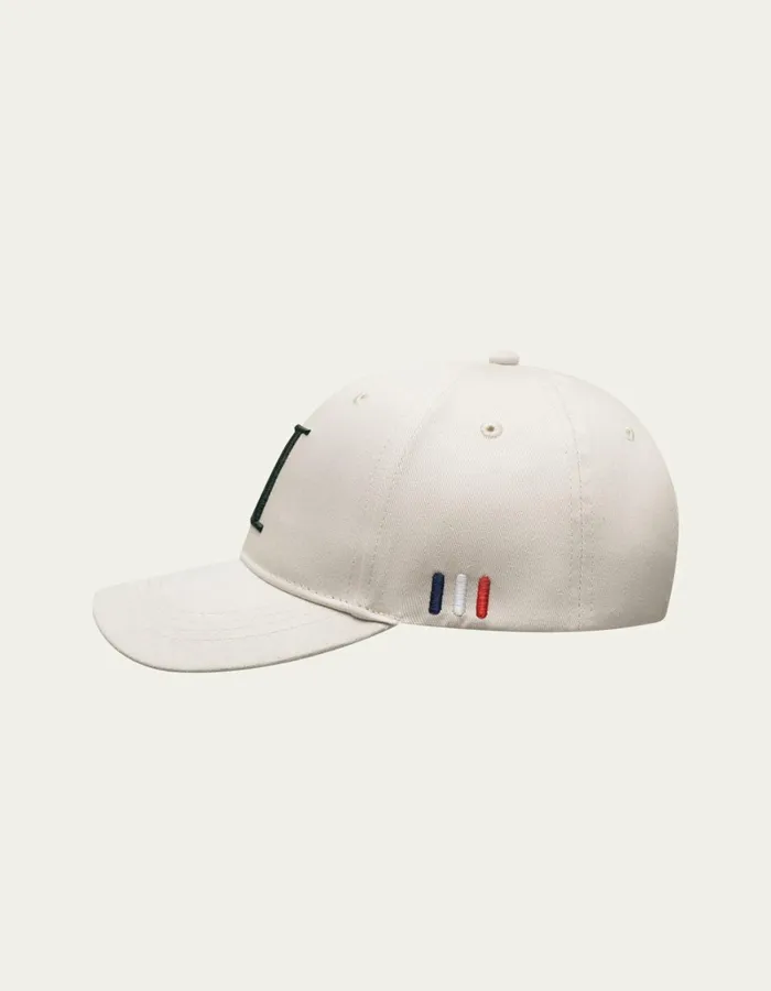 Men Les Deux CapsHats Baseball Cap Suede II 8211 IvoryDark Navy