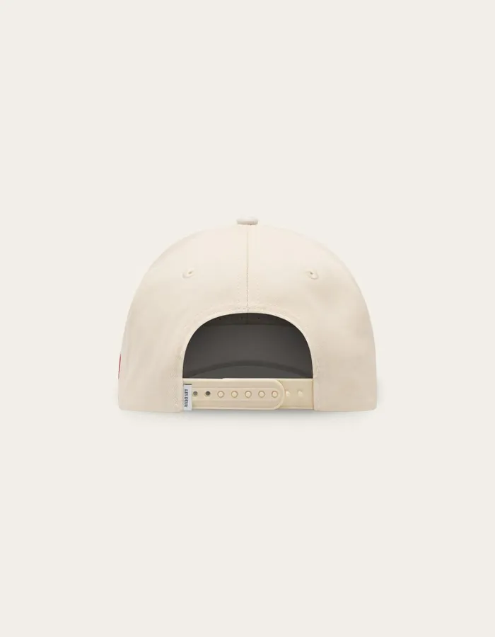 Men Les Deux CapsHats Baseball Cap Suede II 8211 IvoryDark Navy