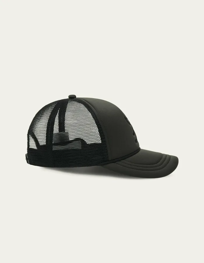 Men Les Deux CapsHats Bruno Foam Trucker Cap 8211 Forest Green