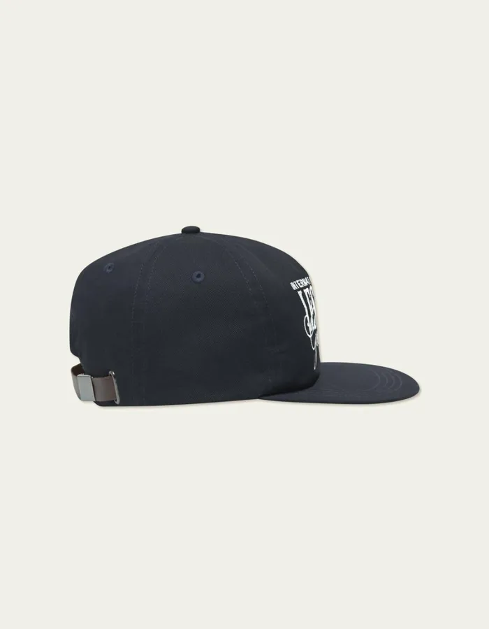 Men Les Deux CapsHats Chess Cap 8211 Dark NavyLight Ivory