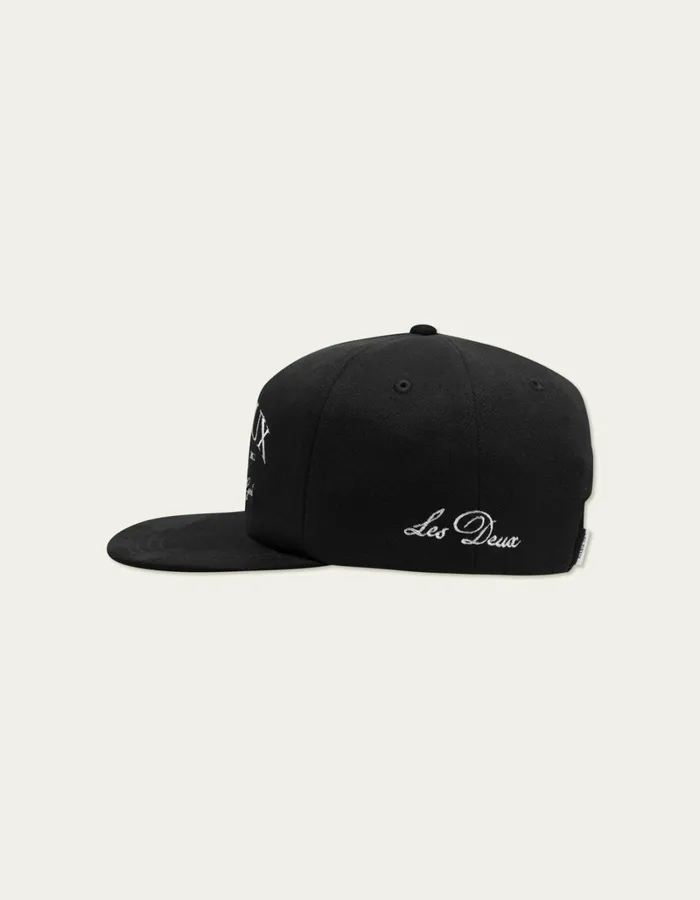 Men Les Deux CapsHats Ivy League Cap 8211 BlackBlack