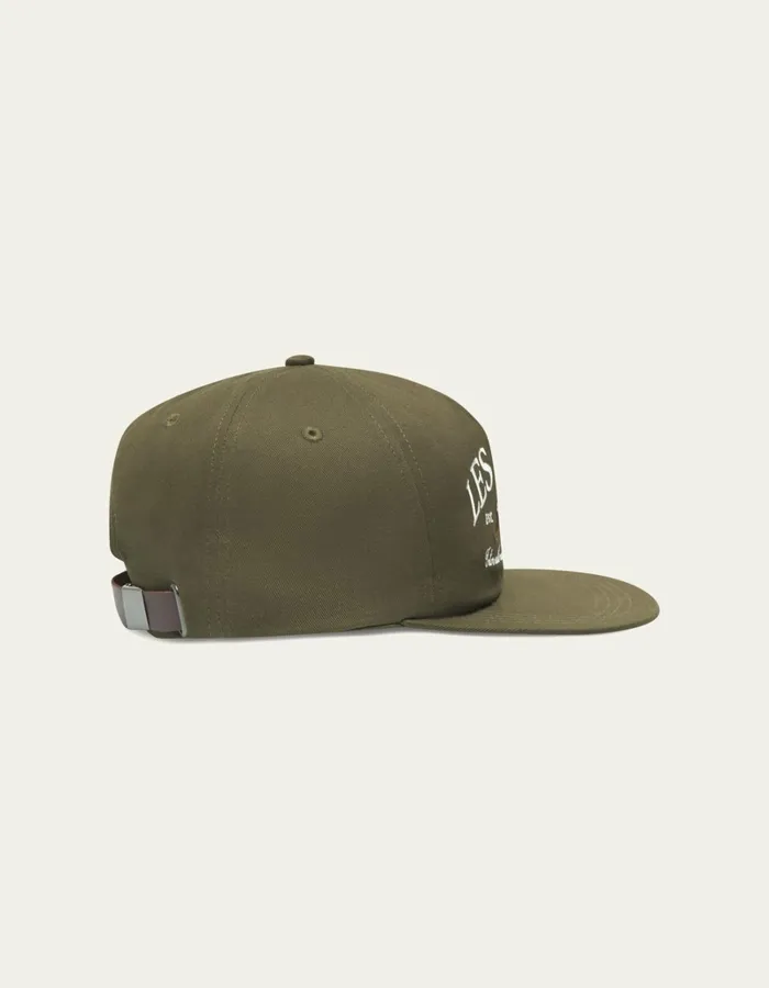 Men Les Deux CapsHats Ivy League Cap 8211 Olive Night