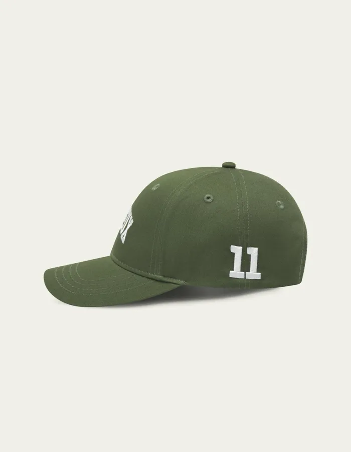 Men Les Deux CapsHats Les Deux 11 Baseball Cap 8211 Chive GreenWhite