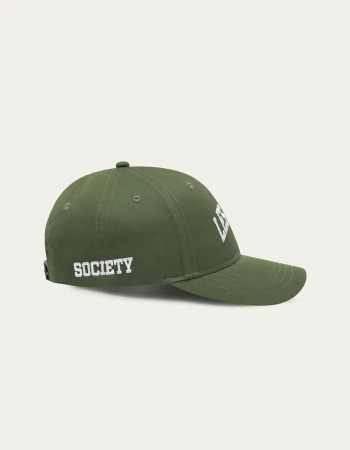 Men Les Deux CapsHats Les Deux 11 Baseball Cap 8211 Chive GreenWhite