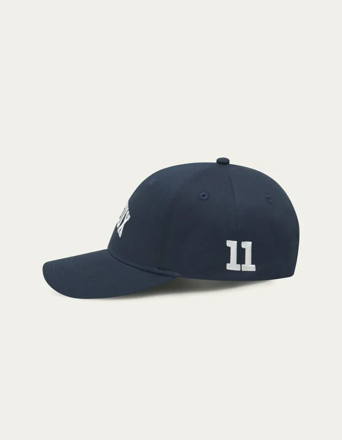 Men Les Deux CapsHats Les Deux 11 Baseball Cap 8211 Dark NavyWhite