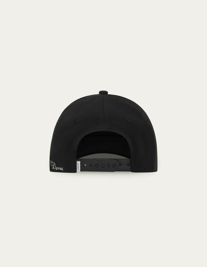 Men Les Deux CapsHats Mediterranean Baseball Cap 8211 BlackBlack